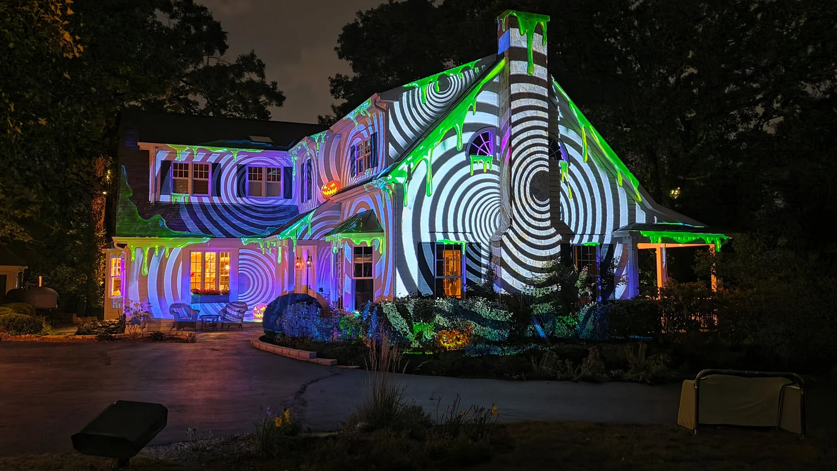 Halloween, fitted to a two-storey
